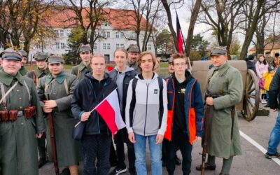 Nasi przedstawiciele podczas Święta  Niepodległości w CSWLąd w Poznaniu.