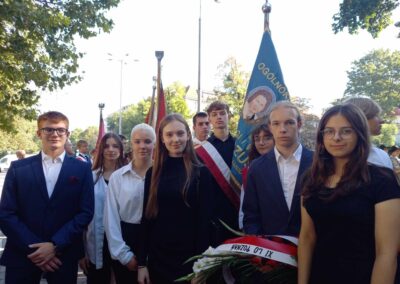 Młodzież Jedenastki na obchodach 84. rocznicy powstania Polskiego Państwa Podziemnego
